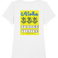 White Ladies Savage Turtle T-shirt Aloha Palms