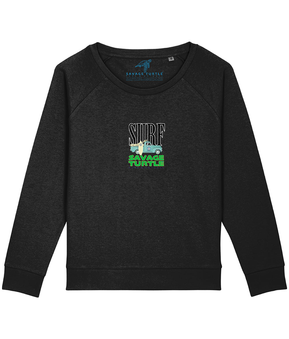 Ladies Sweater Savage Turtle Surf Truck 2