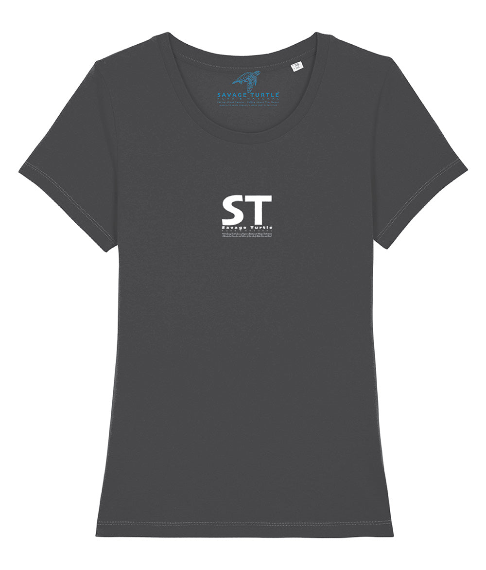 Ladies Black T-shirt ST